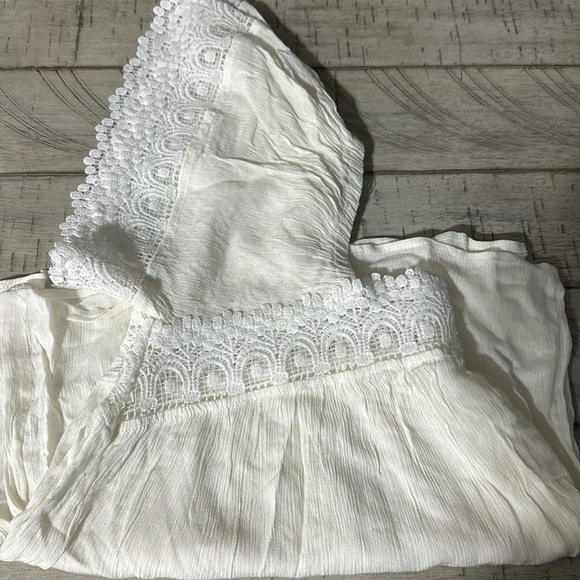 ♥️ Ces Femme White 100% Rayon Blouse - Picture 5 of 5